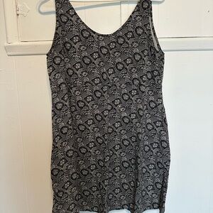 Simons Twik Monochrome Patterned Dress